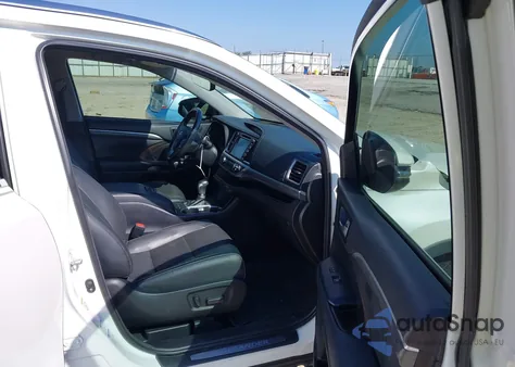 2018 Toyota Highlander Hybrid Limited Platinum из США, поврежденный, VIN 5TDDGRFH2JS041789